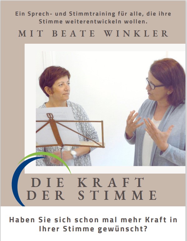 Workshop Die Kraft der Stimme mit Beate Winkler auf dem Schümannhof am 04.11.23